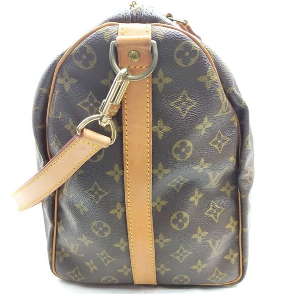 100% Authentic Louis Vuitton Keepall Bandouliere 50 Monogram Hand Bag #MN699 - Picture 3 of 9